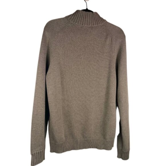 J. CREW FACTORY Brown Mens Henley Sweater Size M - Picture 6 of 11